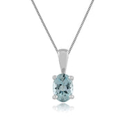 Classic Aquamarine Pendant Image 1