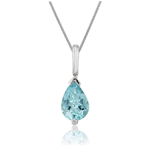 Classic Aquamarine Pendant Image 2