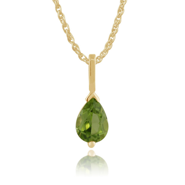 Classic Peridot Stud Earrings & Pendant Set Image 4