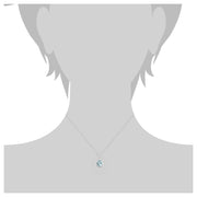 Classic Aquamarine Pendant on Chain Image 3