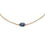 Classic Oval Sapphire Single Stone Bracelet Image 1