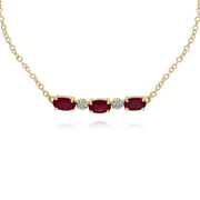 Classic Ruby and Diamond Bracelet Image 1