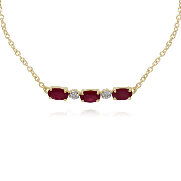 Classic Ruby and Diamond Bracelet Image 1
