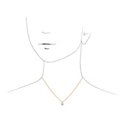 Classic Sapphire & Diamond Necklace Image 3
