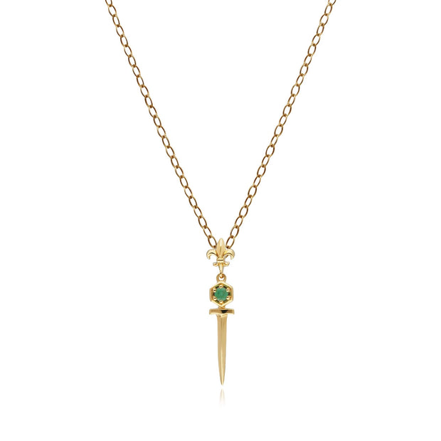 Emerald Sword Pendant
